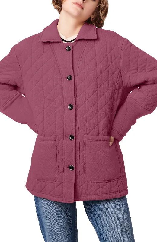 Cotton Quilted Jacket Women's Elegant Outfit